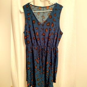 Cheetah print tank dress